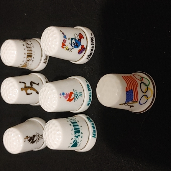 Other - Olympic Games, Atlanta 1996, 7 thimbles, Vintage